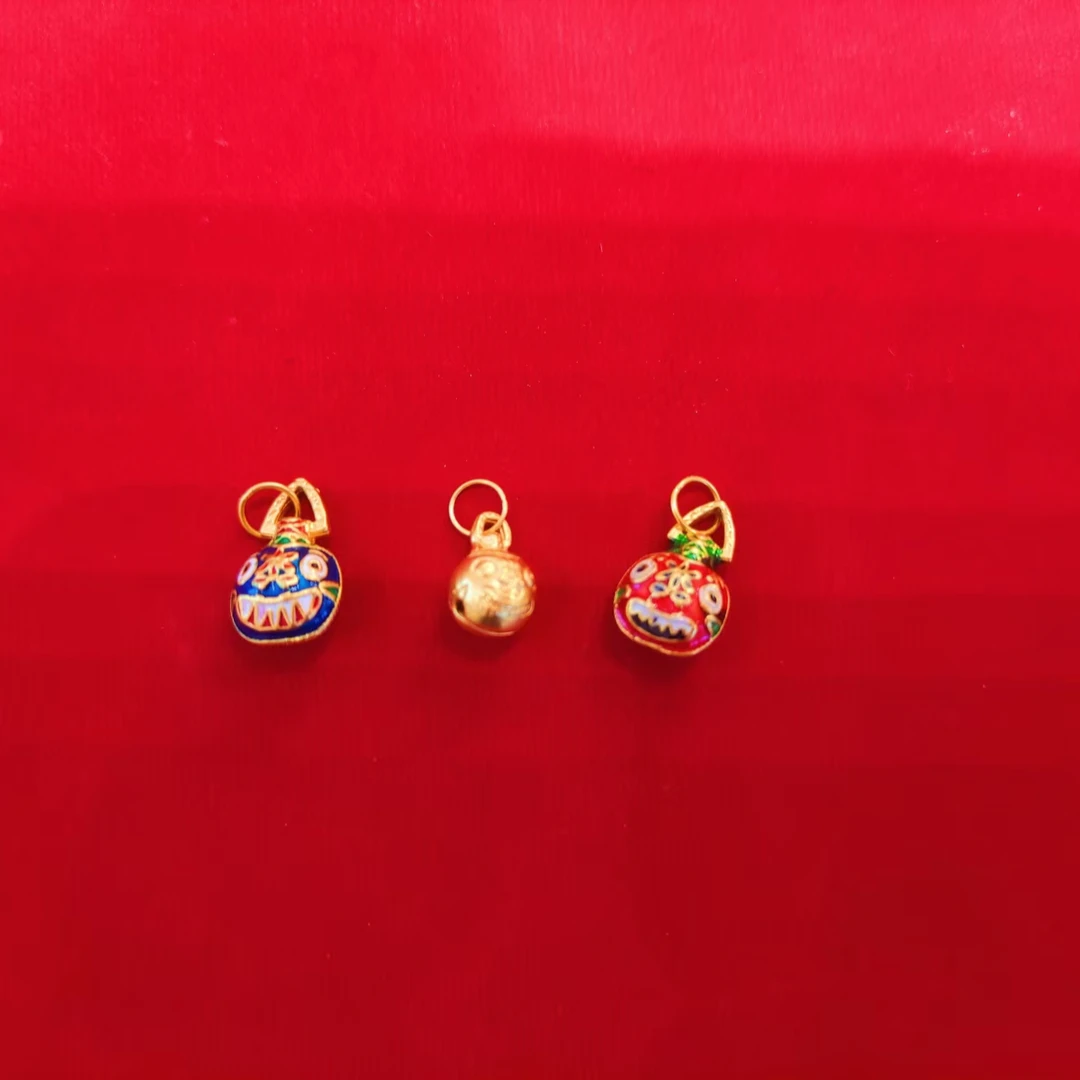 【甄芝系列】足金999 小滴溜合集吊坠4