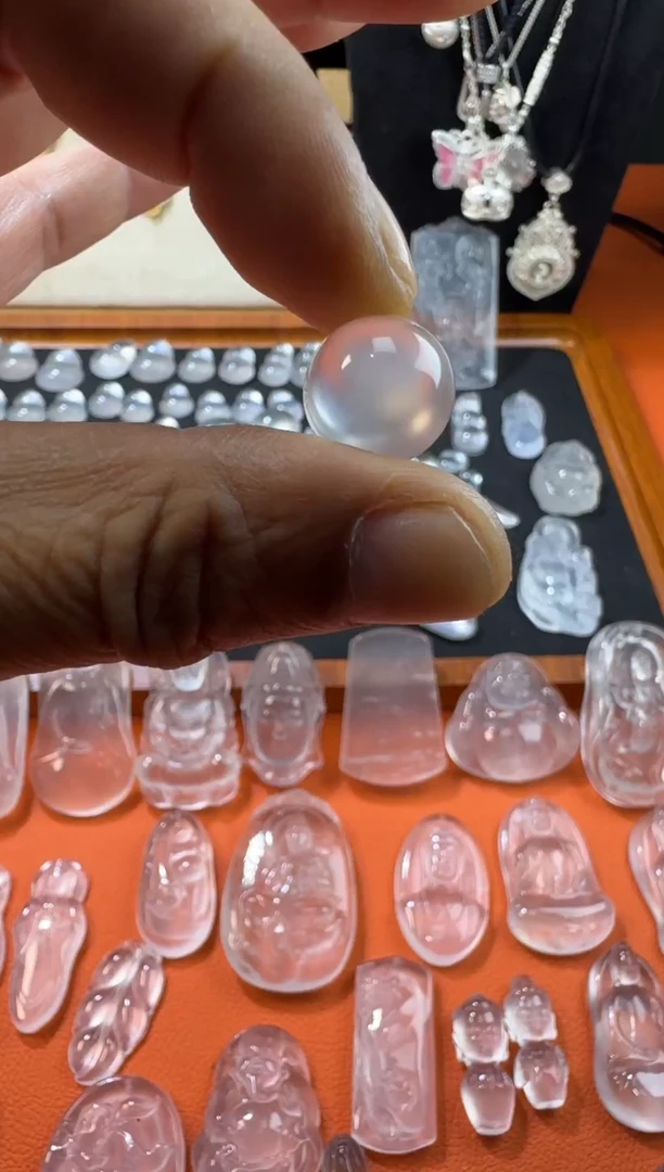 吊坠(不含链)未镶嵌石英质玉蛋面卡14