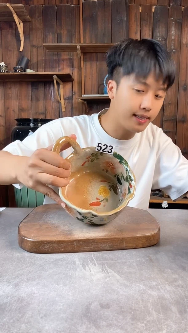 碗523，手工手绘，超值陶瓷