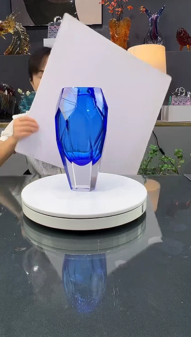 琉璃水晶琉璃花瓶1个