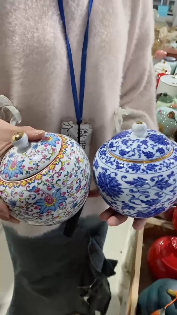 【闪购商品】罐陶瓷茶叶罐存茶罐密封罐