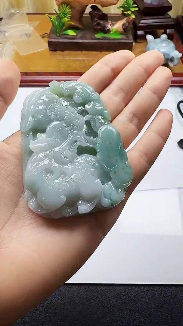 吊坠(不含链)未镶嵌翡翠1