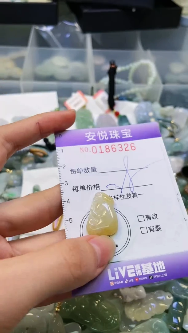 翡翠未镶嵌颈饰闪购0186326
