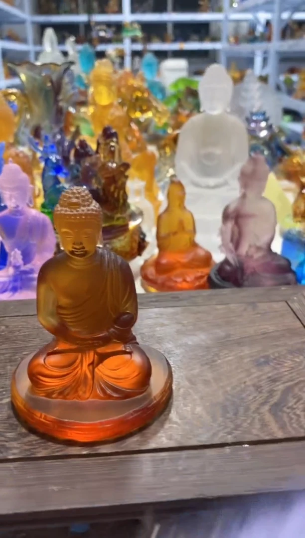 手工艺品琉璃全品大日手工艺品 古法琉璃 加以罚十