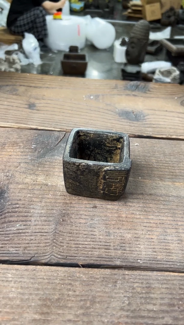 陶土丨半印小方盆