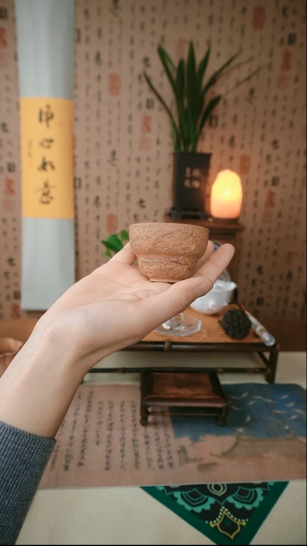 【闪购商品】老岩泥祥云福禄主人杯