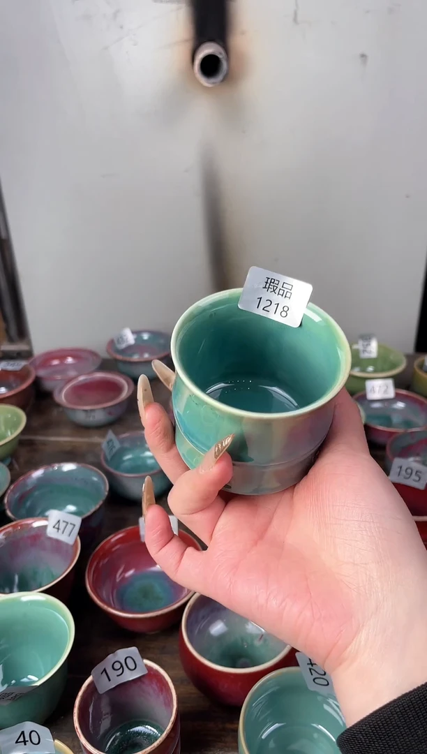 【闪购商品】摆件钧瓷手工茶器窑变