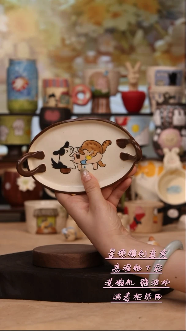 摆件景德镇原创手工陶瓷