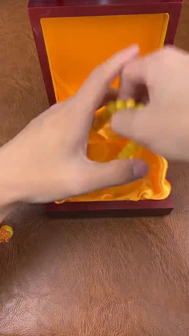 黄玉菩提双圈商品链接@@L007
