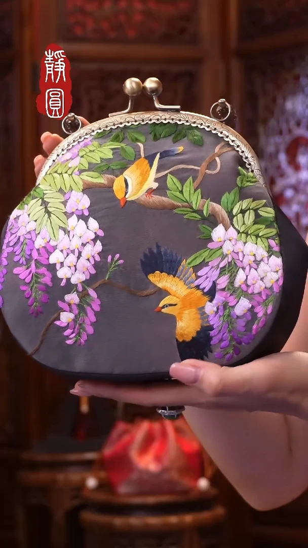 织绣非遗纯手工刺绣106