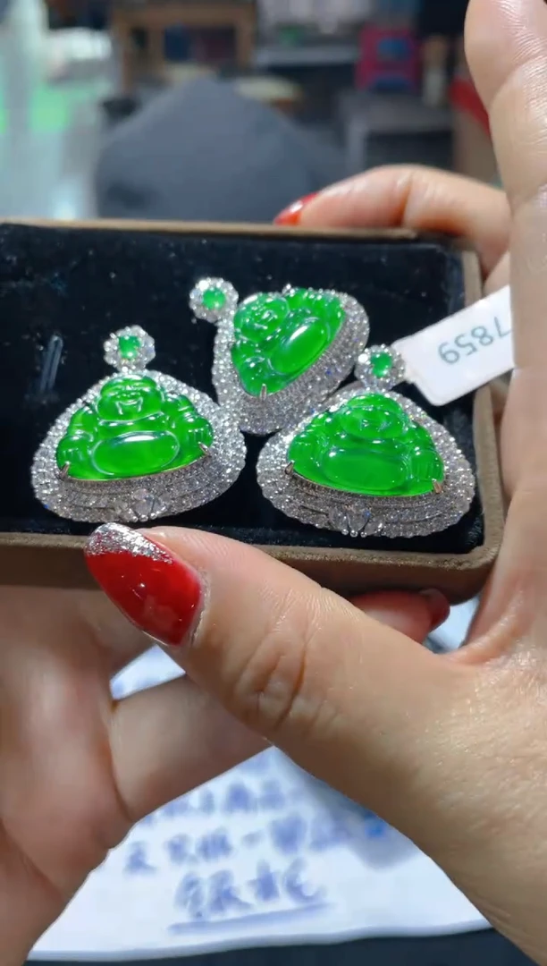 【闪购商品】定制翡翠未镶嵌天然A货翡翠多样性发货拍一发一