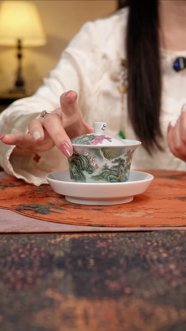 杯景德镇陶瓷杯碗柴烧多人