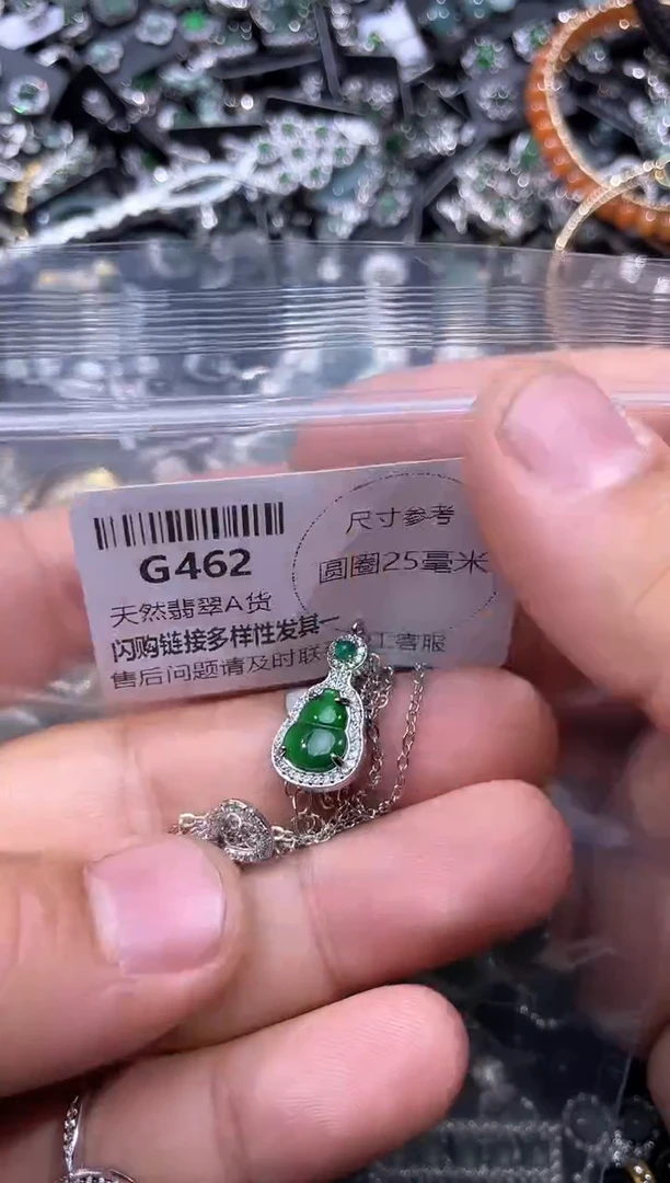 【闪购商品】翡翠颈饰未镶嵌G462项链