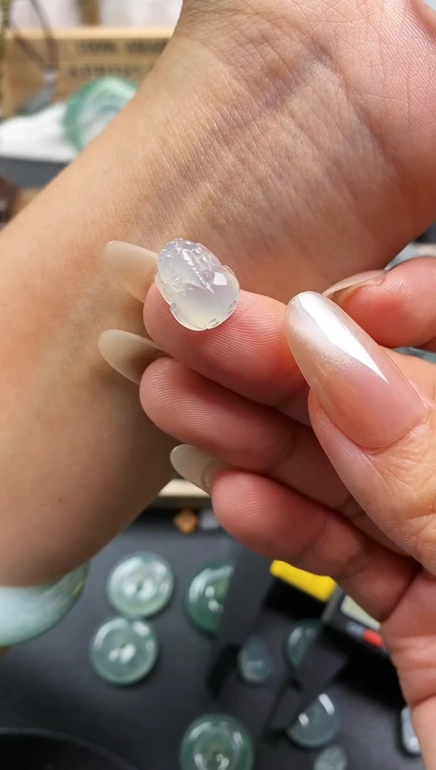 裸石翡翠陶**豆貔貅   定向 陶笛豆豆