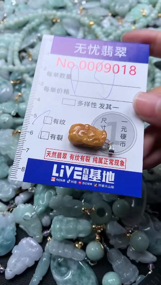颈饰未镶嵌翡翠9018