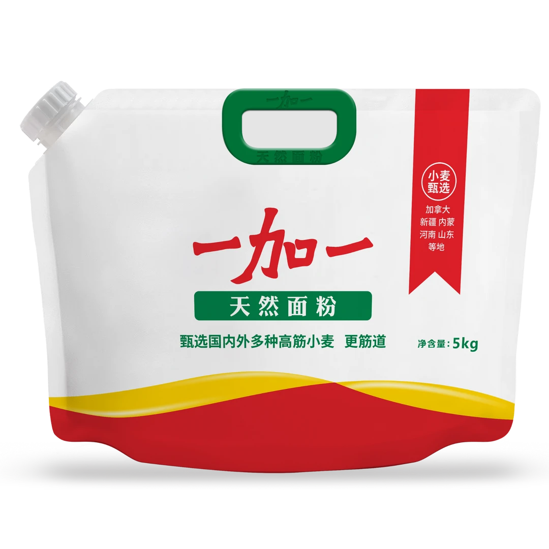 天然面粉家用通用面粉5kg装