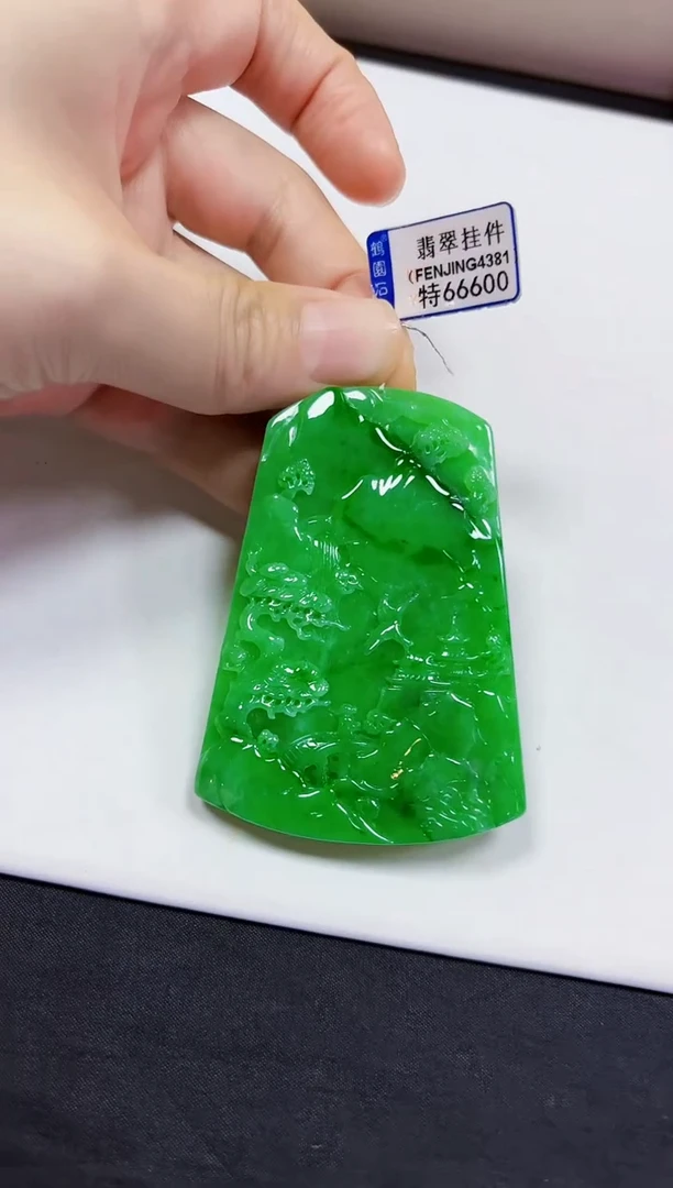 颈饰未镶嵌翡翠挂件