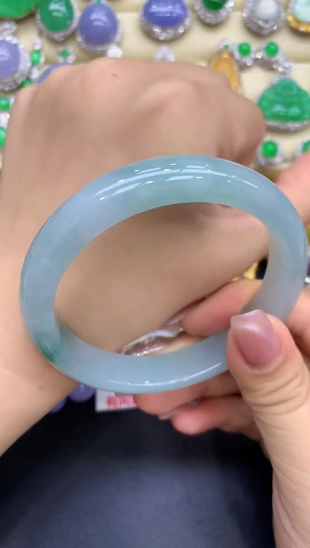 未镶嵌手镯翡翠349-中国好珍宝