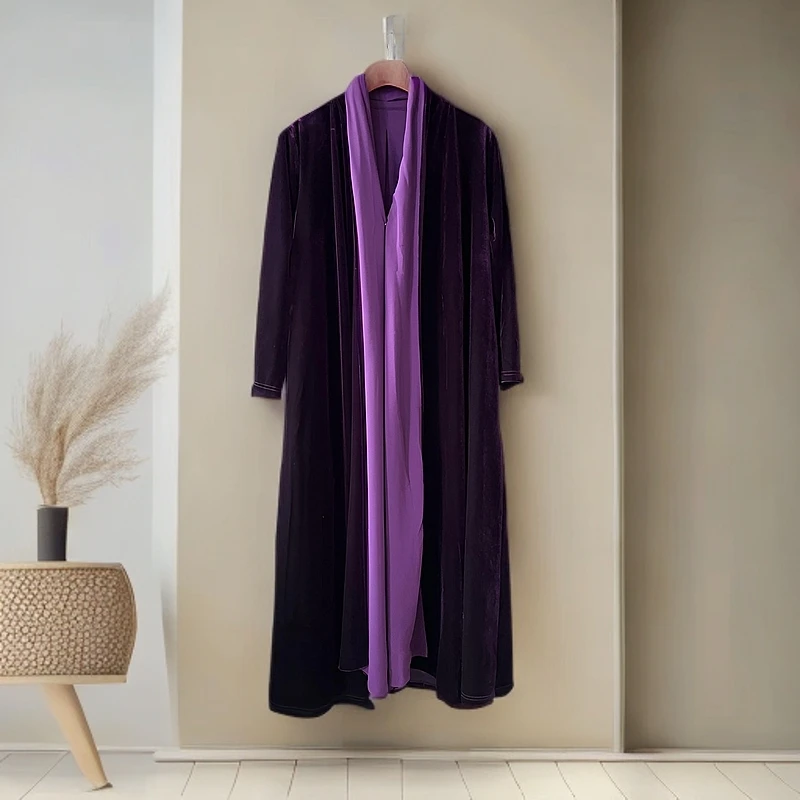 889145设计师轻奢新款重工气质时尚国风优雅中老年妈妈装高档外披