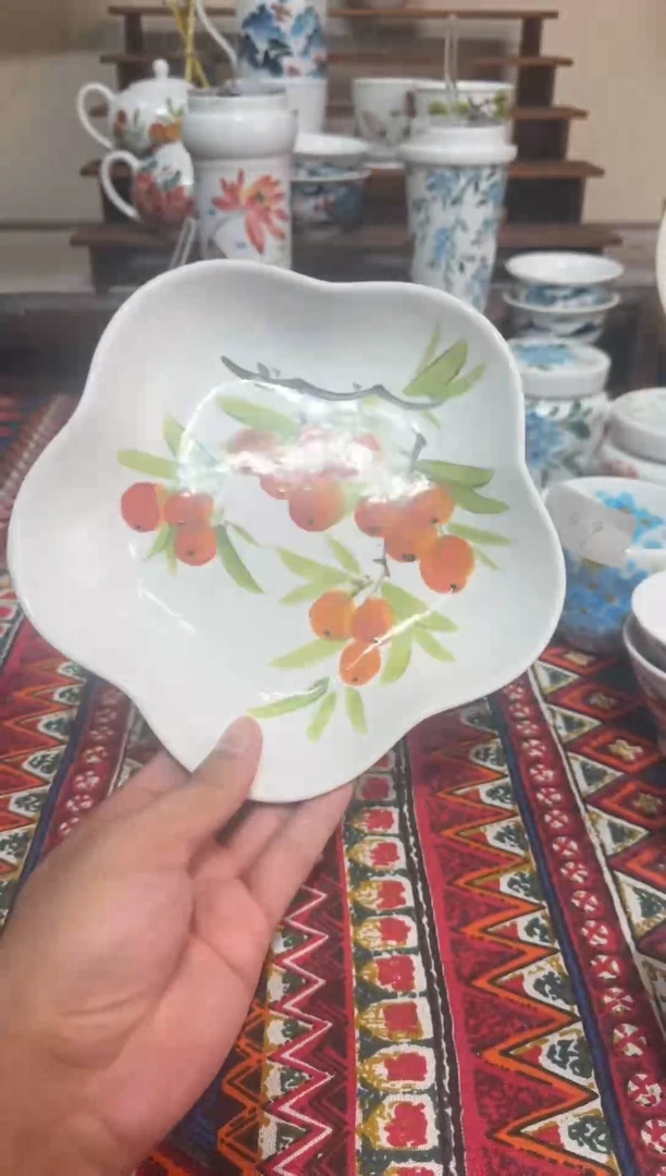 瓷景德镇高温釉下手绘陶瓷