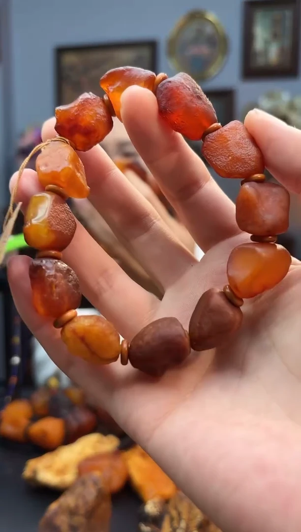 手串琥珀未镶嵌手串