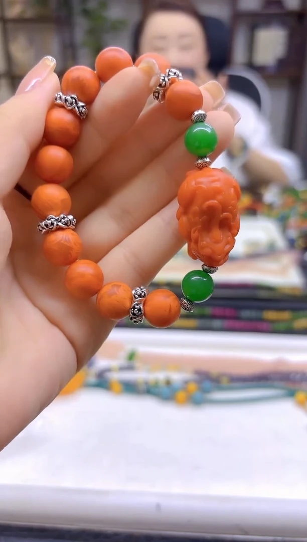 未镶嵌蜜蜡手链DIY款S748