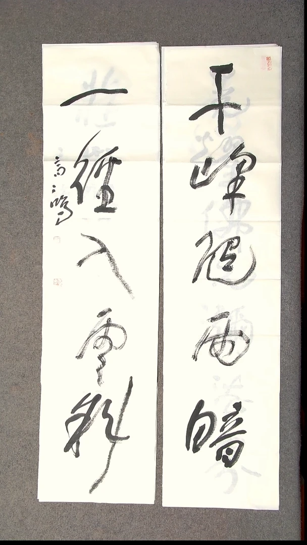 书法王高生 福建漳州 四尺对联