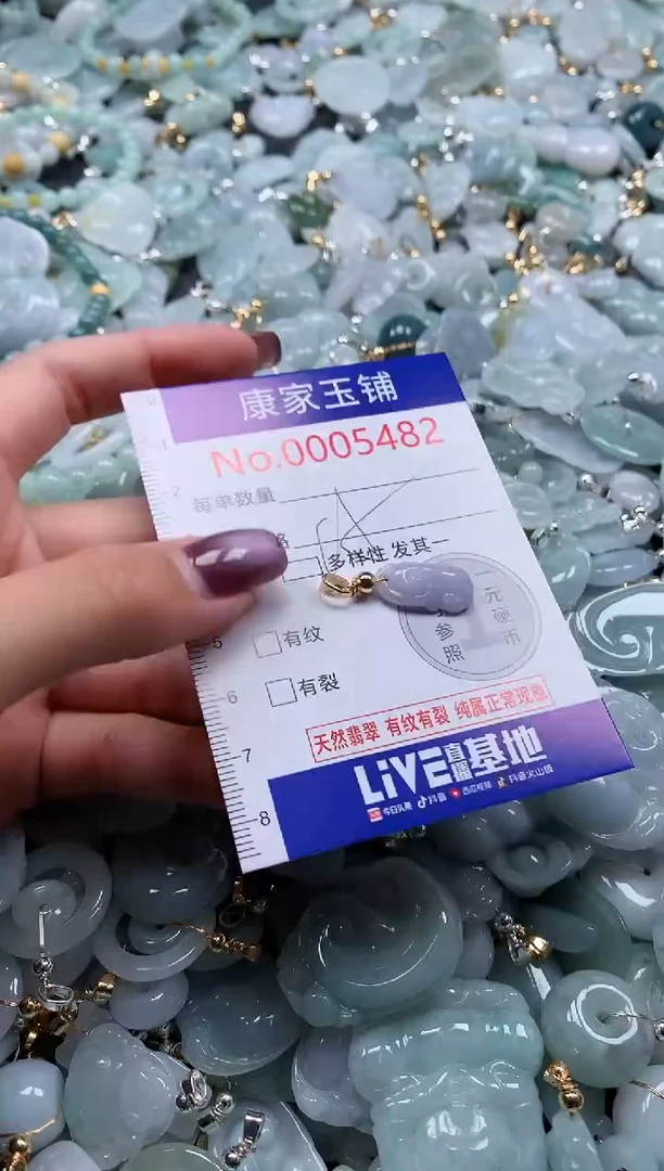 翡翠未镶嵌吊坠(不含链)5482