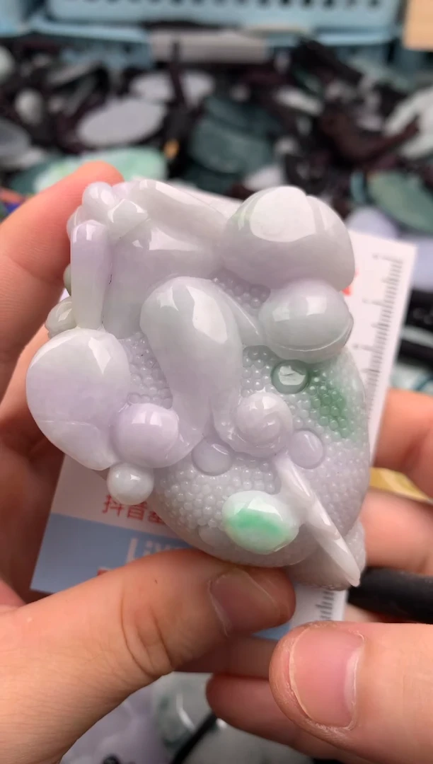 翡翠未镶嵌吊坠(不含链)1