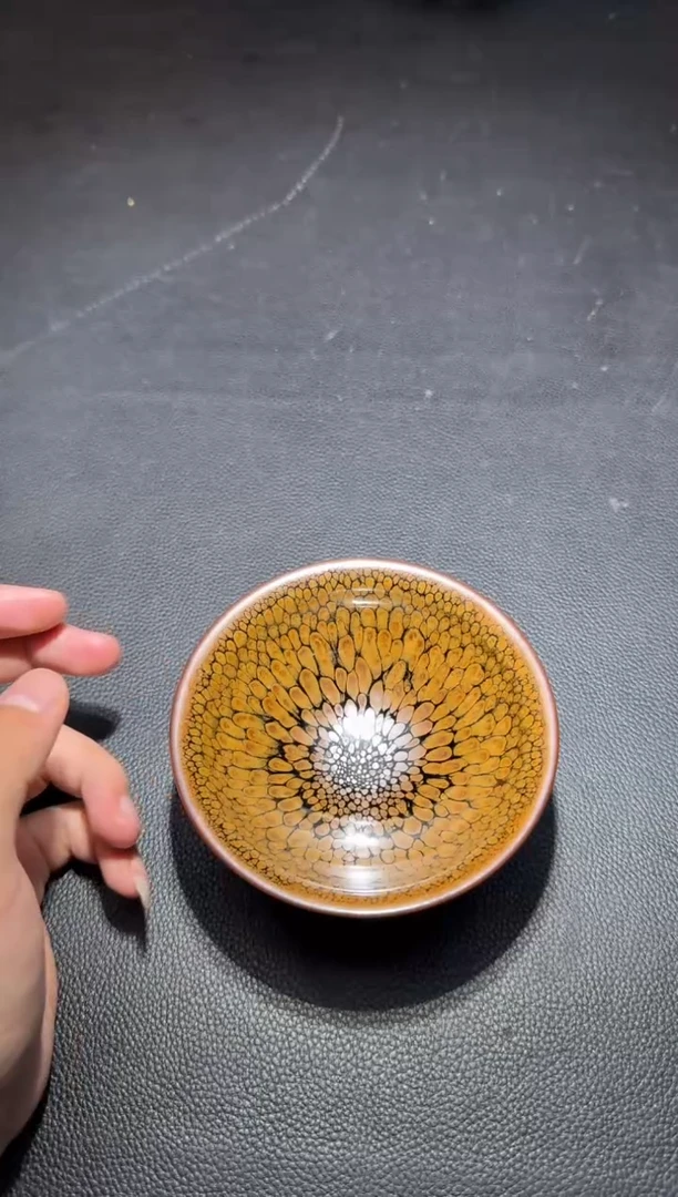 茶盏何定欣代表作鹧鸪斑1