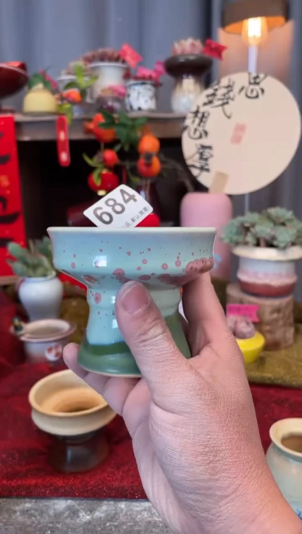 【闪购商品】摆件684知木小芳花盆编号