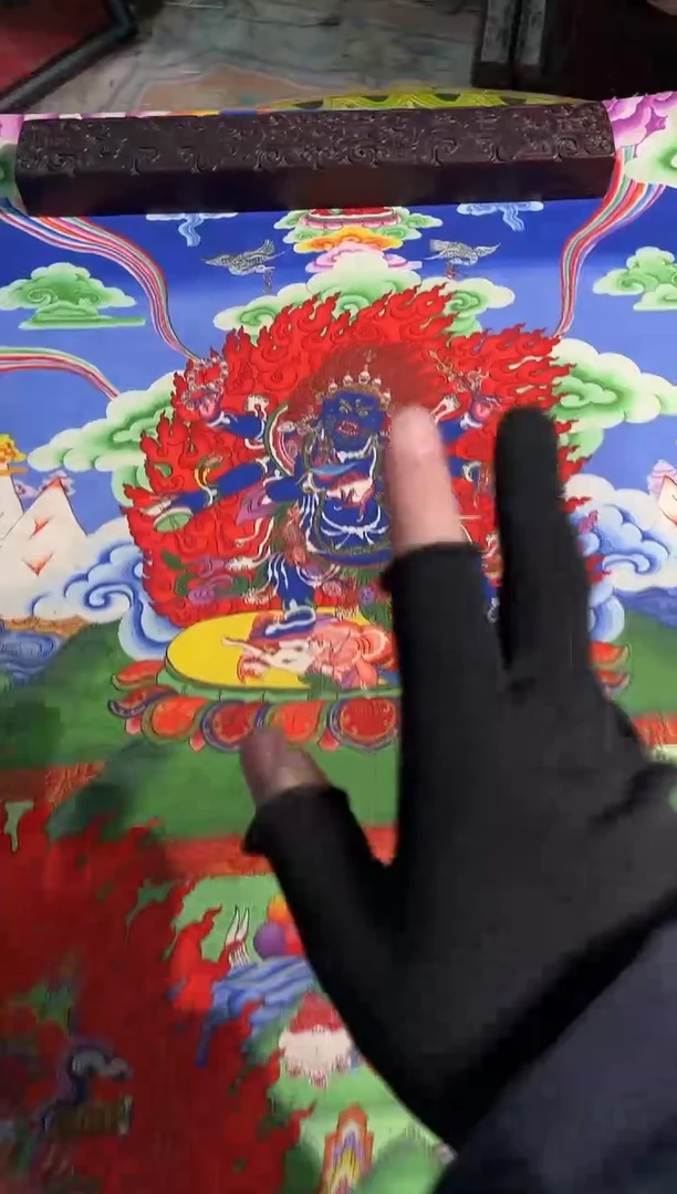 卷轴画路路的唐卡tk160