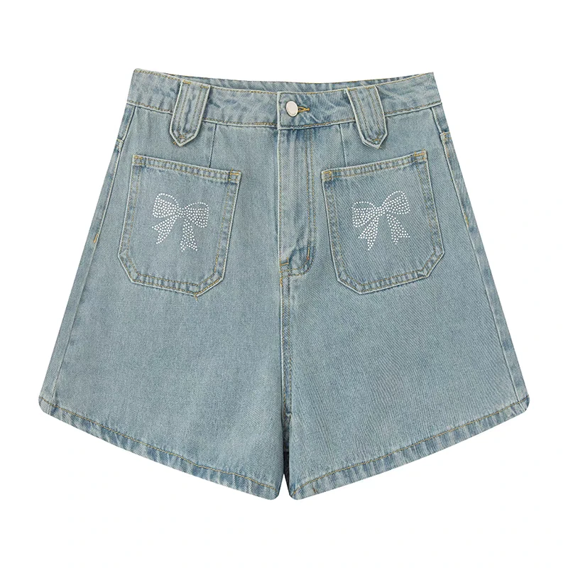 1999夏季新款牛仔短裤显瘦网红辣妹时尚宽松设计感短裤