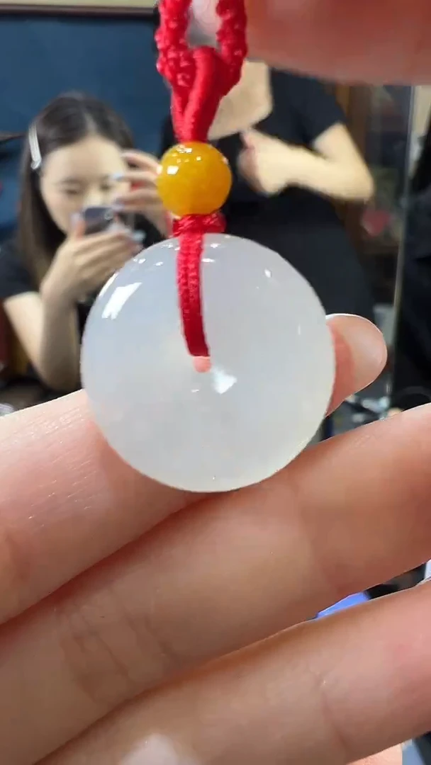 翡翠未镶嵌吊坠(不含链)平安扣