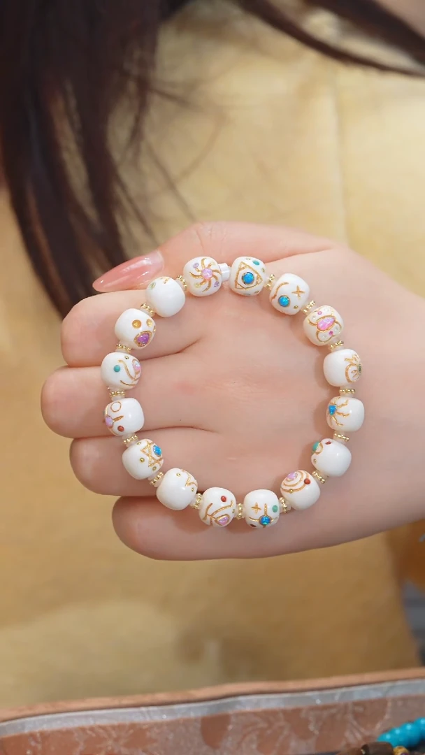 【闪购商品】猛犸象牙手串/手链/手镯多样性发 @@N6321