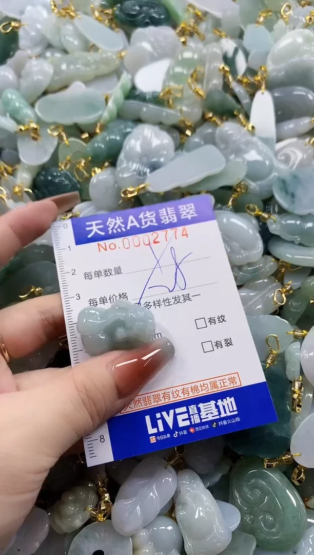 颈饰未镶嵌翡翠天然A货翡翠