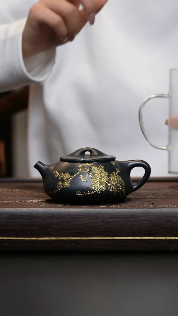 茶壶紫砂兰色妖姬 景舟石瓢