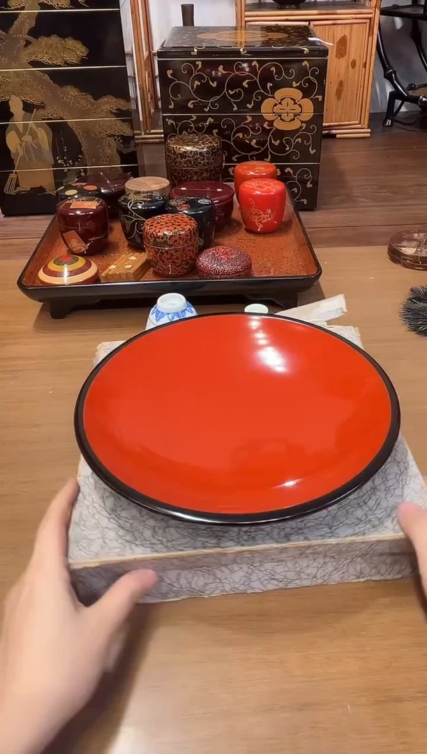 轮岛塗 大盘  大漆漆器大漆漆器