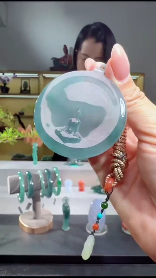 吊坠(不含链)未镶嵌翡翠悟道（多样性发其一）