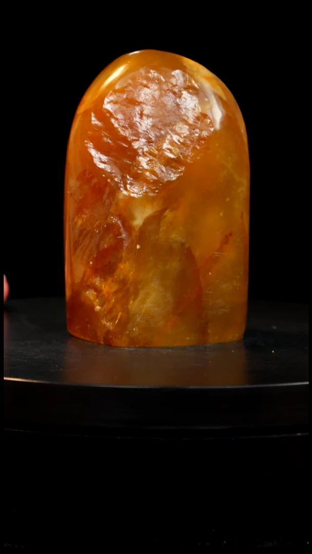 昌化石田黄玻璃冻