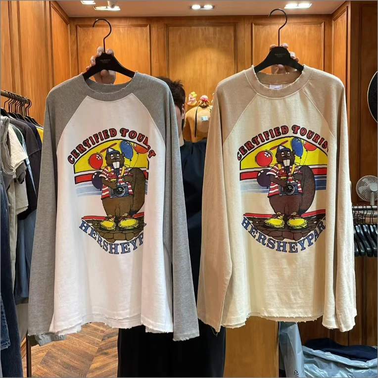 韩国东大门正品代购，土拨鼠插肩袖（butuibuhuan）