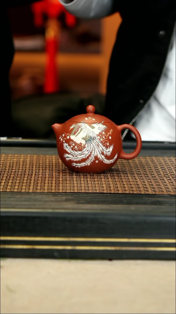 【闪购商品】紫砂茶壶JXT70朱泥西施 涅槃