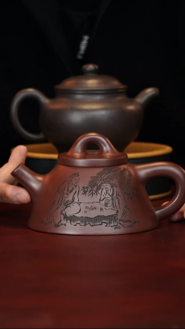 茶壶紫砂金国东--手工--霸王瓢