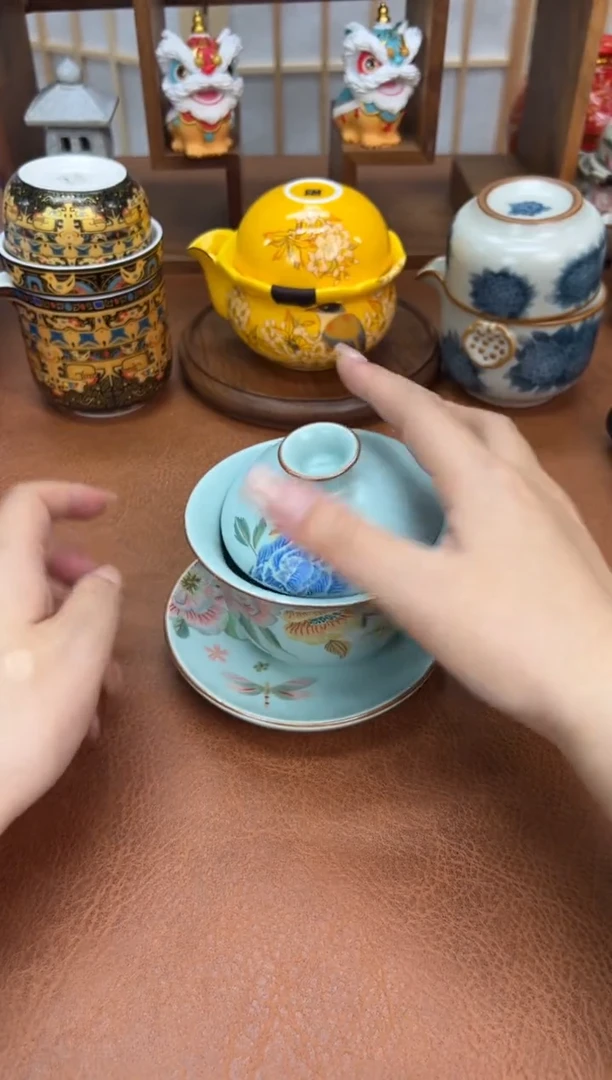 德化白瓷旅行茶具