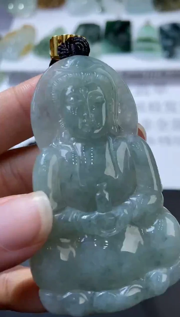 未镶嵌挂件翡翠379259 多人