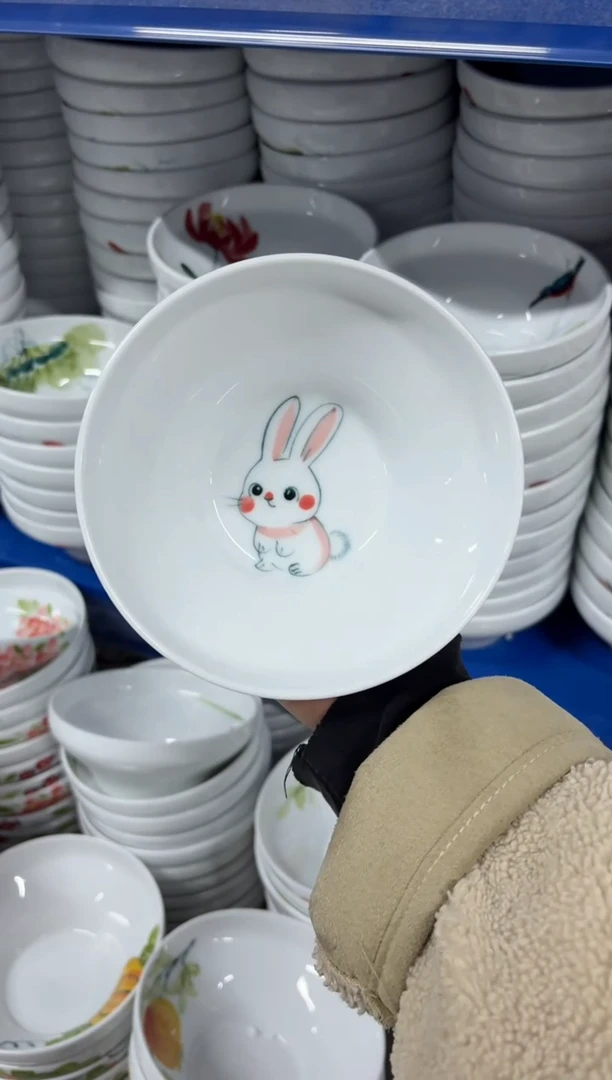 景德镇手绘釉中彩（食品级）葫芦碗