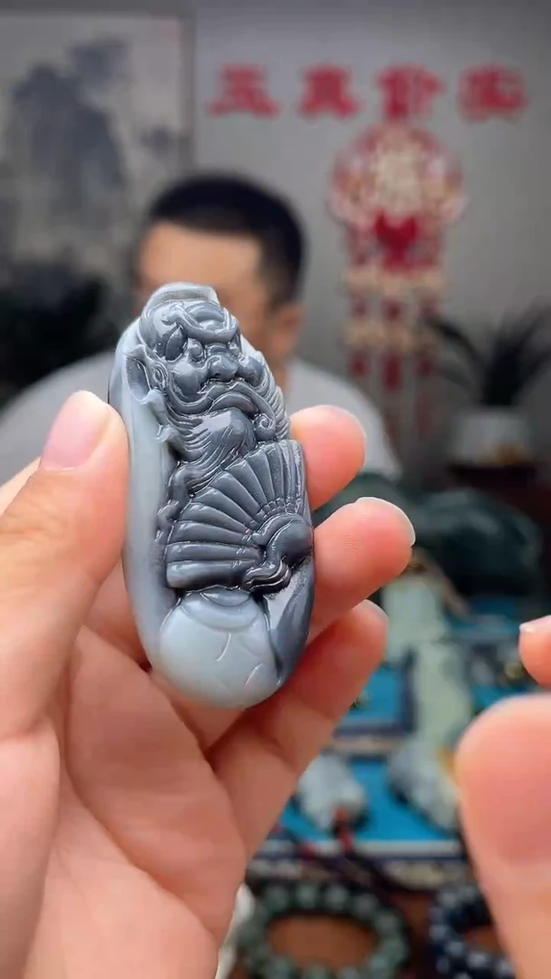 和田玉未镶嵌挂件1