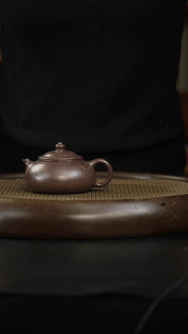 茶壶紫砂16 紫降坡 寒江 180cc左右