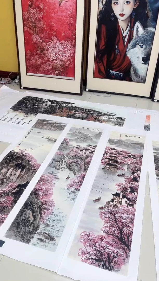 国画九霄甄选国画作品zhb