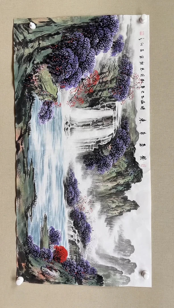 国画138*68 杨志龙杨志龙杨志龙杨志龙